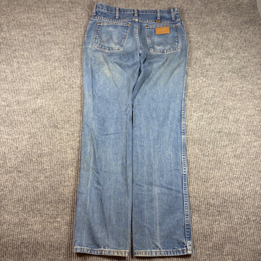 Wrangler Jeans Men's 31x32 936PWD Cowboy Cut Slim Fit‎ Blue Denim 100% Cotton